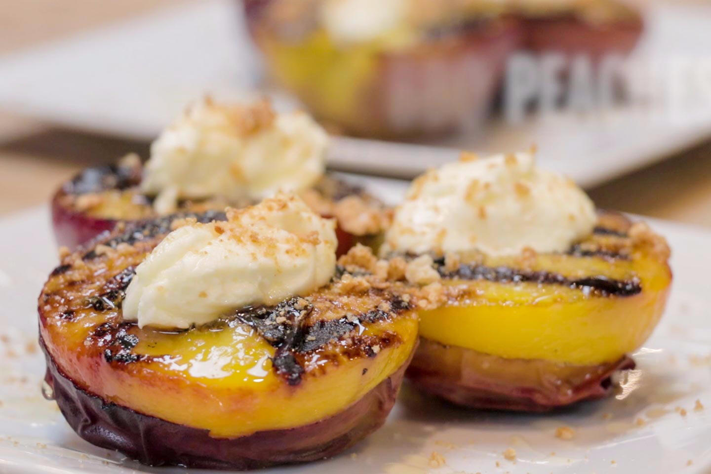 Barbecued Peaches Video